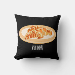 Cojín Decorativo Ilustracion personalizado croissant
