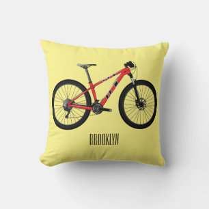 Cojín Decorativo Ilustracion personalizado de bicicletas
