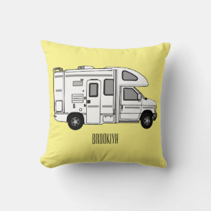 Cojín Decorativo Ilustracion personalizado de Campervan