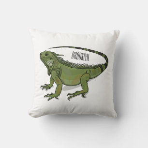 Cojín Decorativo Ilustracion personalizado de Iguana