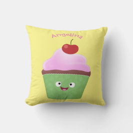 Cojín Decorativo Ilustracion personalizado de quequitos alegres