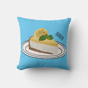 Cojín Decorativo Ilustracion personalizado de queso de limón