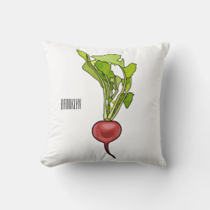 Cojín Decorativo Ilustracion personalizado de Radish