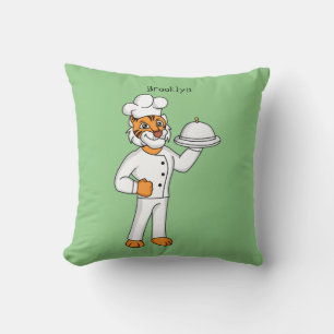 Cojín Decorativo Ilustracion personalizado de tigre gracioso