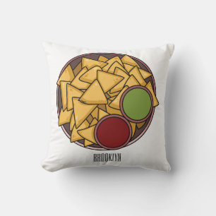Cojín Decorativo Ilustracion personalizado Nachos