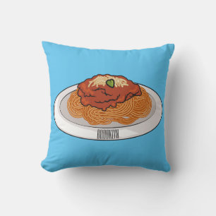 Cojín Decorativo Ilustracion personalizado Spaghetti