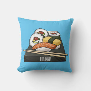Cojín Decorativo Ilustracion personalizado Sushi