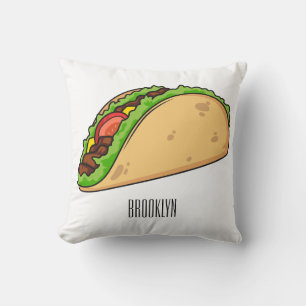 Cojín Decorativo Ilustracion personalizado Taco