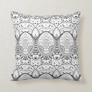 Cojín Decorativo Ilustracion tribal inspirado