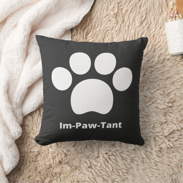 Cojín decorativo Im-Paw-Tant (Manta)