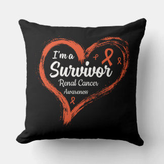 Cojín Decorativo Im Un Sobreviviente Conciencia Sobre El Cáncer Ren