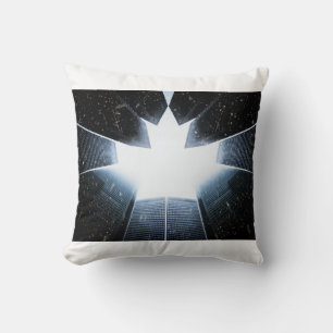 Cojín Decorativo Imagen de ángulo bajo del edificio de altura