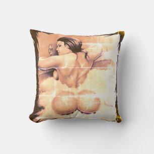 Cojín Decorativo Imagen de estilo vintage "Bathtime"