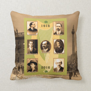 Cojín Decorativo Imagen de Héroes Irlandeses para Poliéster-Cushi