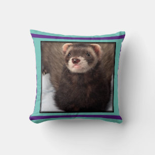 Cojín Decorativo Imagen de Sable Ferret