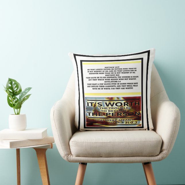 Cojín Decorativo Imágenes de secuencias de comandos 03 (Silla)