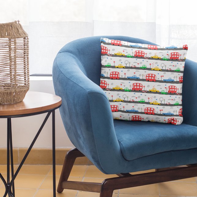 Cojín Decorativo Imágenes fotográficas de niños de transporte (Subido por el creador)