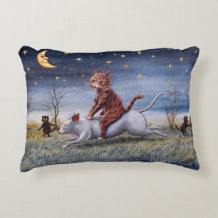 Cojín Decorativo Imaginación de gato, Louis Wain
