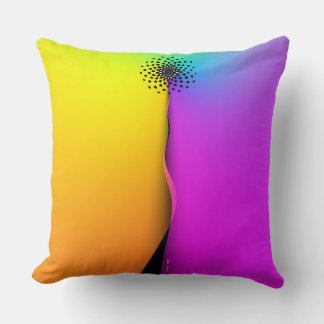 Cojín Decorativo Imaginería Amarillo Purpura Arcoíris 