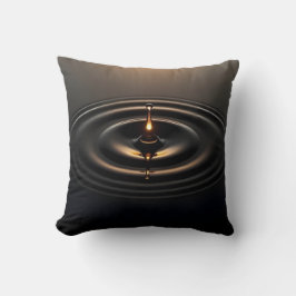 Cojín Decorativo Impacto Dorado en Superficie Viscosa