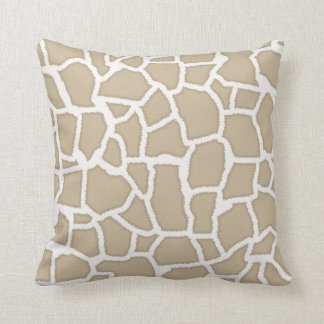 Cojín Decorativo Impresión animal de Khaki Giraffe
