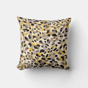 Cojín Decorativo Impresión animal, fondo de textura leopardo