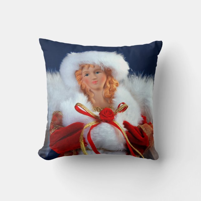 Cojín Decorativo Impresión de ángeles navidades encantadores (Anverso)