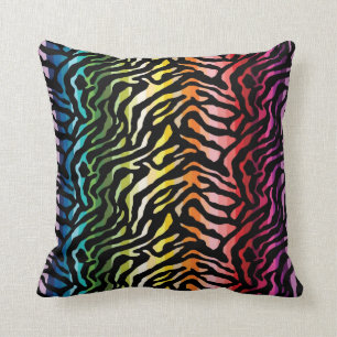 Cojín Decorativo Impresión de animales arco iris