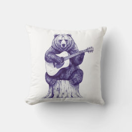 Cojín Decorativo Impresión de canciones de osos inclusos