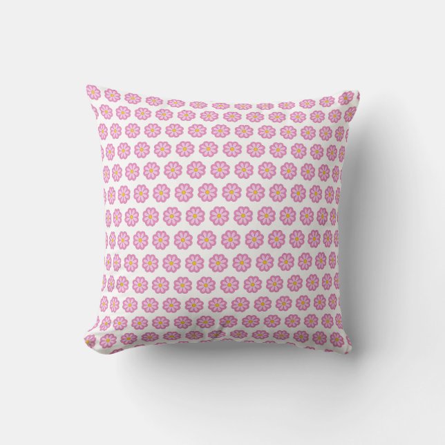 Cojín Decorativo Impresión de color rosa (Anverso)