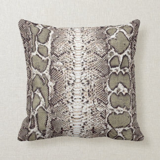 Cojín Decorativo Impresión de encargo #1 de la piel de serpiente