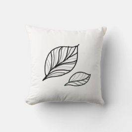 Cojín Decorativo impresión de hoja