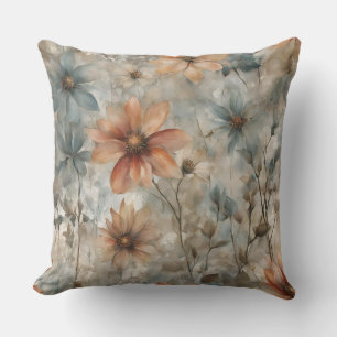 Cojín Decorativo Impresión de la decoración de la casa con flores a