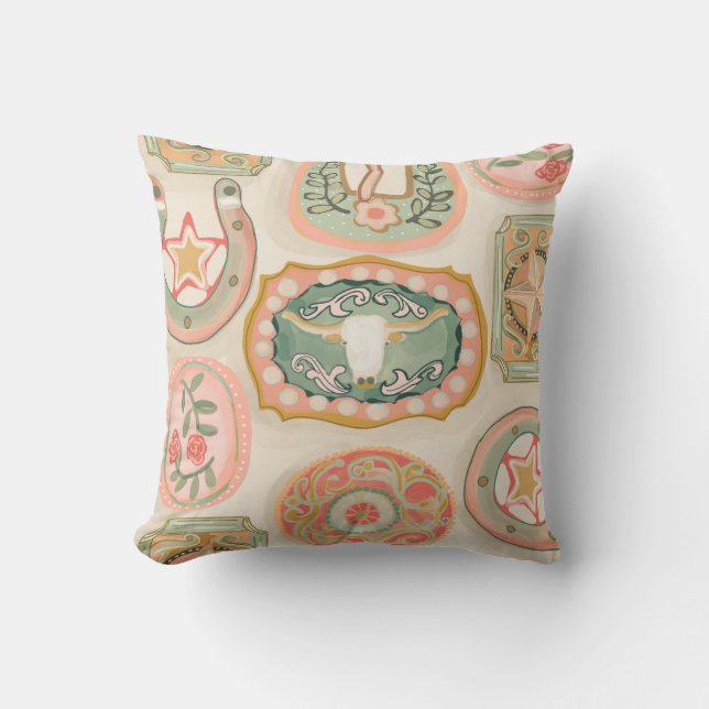 Cojín Decorativo Impresión de la hebilla del cinturón de seguridad  (Anverso)