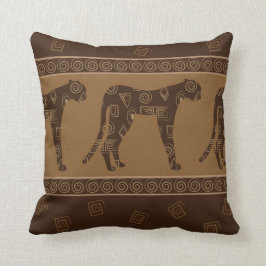 Cojín Decorativo Impresión de la materia textil del leopardo en