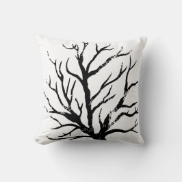 Cojín Decorativo Impresión de león de árbol otoñal