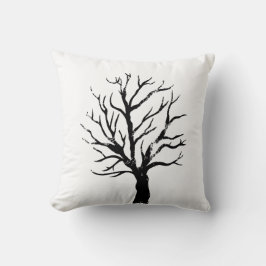 Cojín Decorativo Impresión de león de árbol otoñal