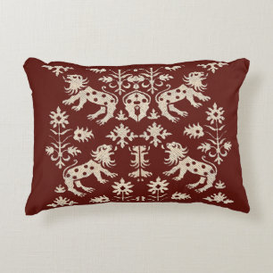 Cojín Decorativo Impresión de leones especulados de AD 1200