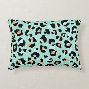 Cojín Decorativo Impresión de leopardo, patrón animal
