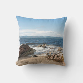 Cojín Decorativo Impresión de lienzo de fotos de tarjeta de compart