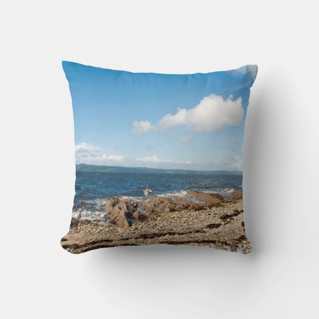 Cojín Decorativo Impresión de lienzo de fotos de tarjeta de compart (Anverso)