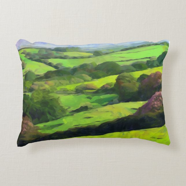 Cojín Decorativo Impresión de lona de Kent - El Jardín de Inglaterr (Anverso)