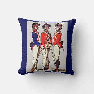 Cojín Decorativo Impresión de los Voluntarios de Londres de 1803