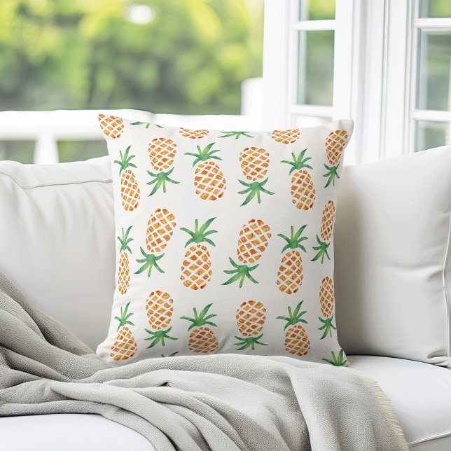 Cojín Decorativo Impresión de patrón de piña tropical (Subido por el creador)