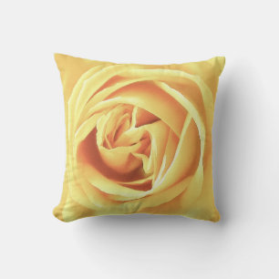 Cojín Decorativo Impresión de rosa amarilla