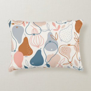 Cojín Decorativo Impresión escandinava: patrón de fruta vintage