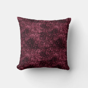 Cojín Decorativo Impresión Glam Burgundy Leopard