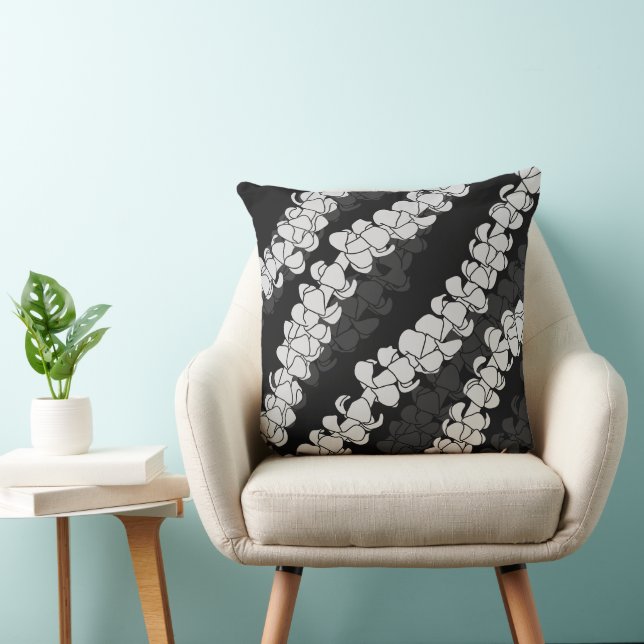 Cojín Decorativo Impresión hawaiana Puakenikeni lei (Silla)