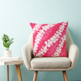 Cojín Decorativo Impresión hawaiana Puakenikeni lei