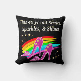 COJÍN DECORATIVO IMPRESIONANTE AMANTE DE LA 40 ZAPATILLA